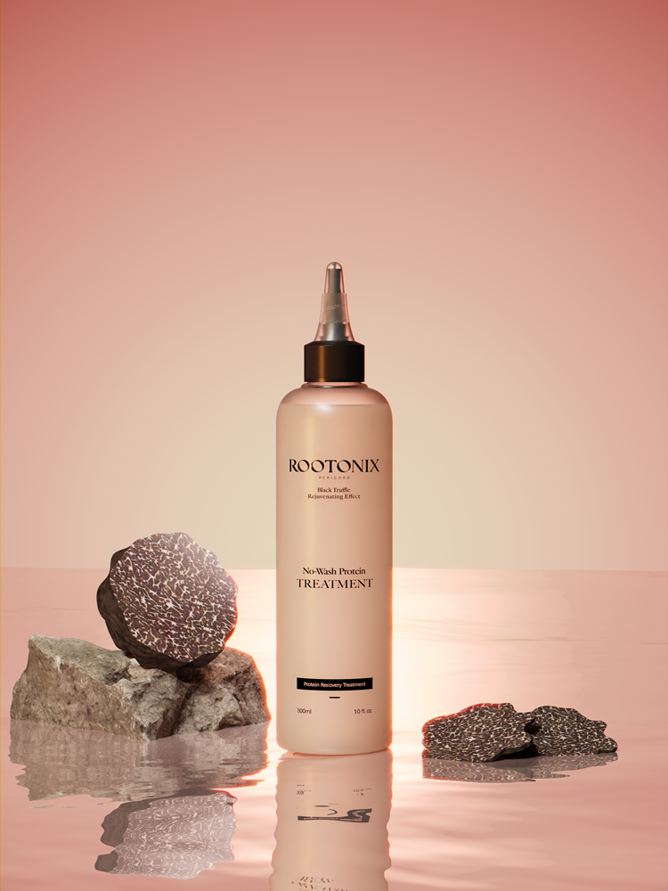 Rootonix No-Wash Protein Treatment with Black Truffle Decor for Luxurious Hair Care